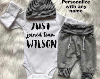 BABY BOY Coming Home Outfit/baby boy/personalized/jogger/baby hat/baby shower gift/summer/baby boy gift/clothes/new mom/expecting mom gift