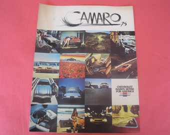 1975 Camaro Chevrolet Sales Brochure