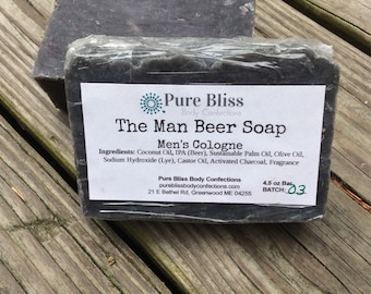 Man Soap, Guy Soap, Beer Gift, Husband Gift, Mens Soap, Fathers Day Gift, Dad Gift, Cologne Soap, Beer Soap, Dad Beer Gift, Grandfather Gift
