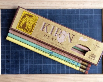 Vintage Pencils Kirin 2700. Vintage Japanese Pencils. Made in Japan. Japan stationery. Back to school.