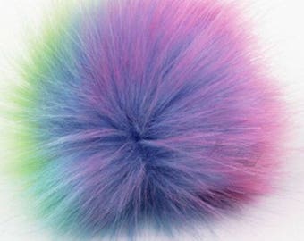 Unicorn 3 inch pom poms
