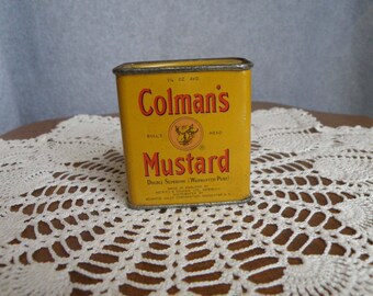 Coleman's Bull's Head Mustard Tin