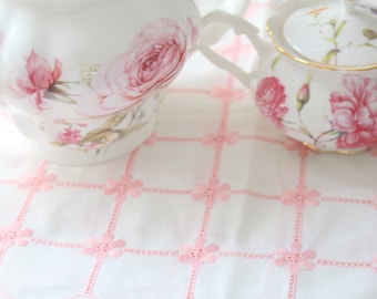 TABLE RUNNER, Vintage Runner, Tea Party, Table Covering Decor, Cottage Decor, Little Princess Room Decor