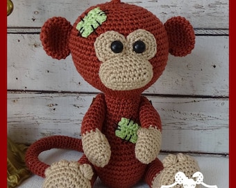Monkey, Amigurumi crochet plush