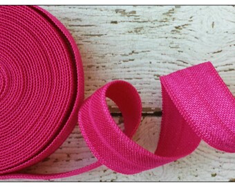 5/8 AZALEA Fold Over Elastic 5 or 10 Yards