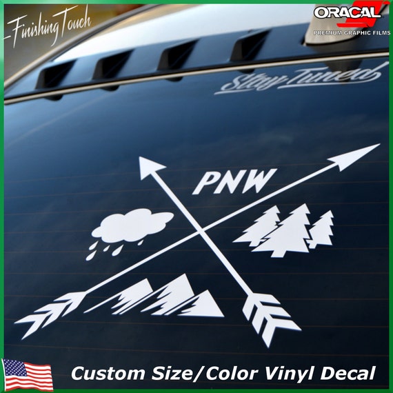 Northwest sticker PNW Decal unique custom graphic car truck