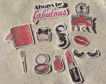 planner die cuts, embellishments ephemera fashion