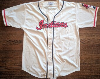Cleveland Indians Vintage Starter Jersey XL Bob Feller Rare MLB