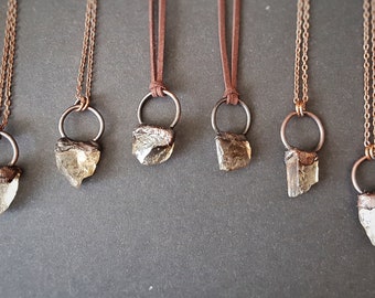 Raw Smoky Quartz Necklace / Gemstone Necklace / Crystal Necklace / Healing Necklace / Raw Stone