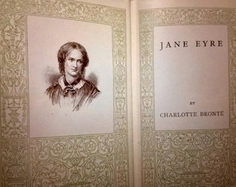 Antique Jane Eyre by Charlotte Bronte - Oxford Uni Press - 1900s