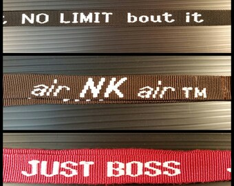 Lanyards Vintage Dead Stock Vintage No Limit, Retro Air NK air, and Just boss Lanyard mix