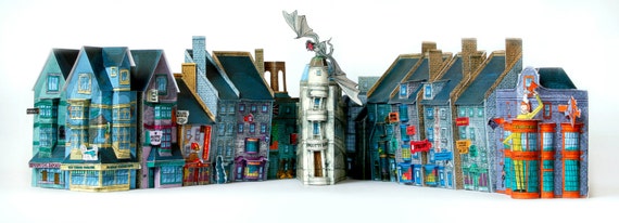 DIAGON ALLEY PAPERCRAFT Cut & Assemble Paper Model Kit