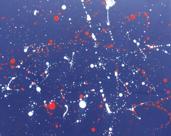 Patriot-Original Acrylic on Tile