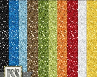 On Sale 50% Digital Scrapbooking Kit School Rules 12x12 Glitter Sheets - Digital Scrap Kit