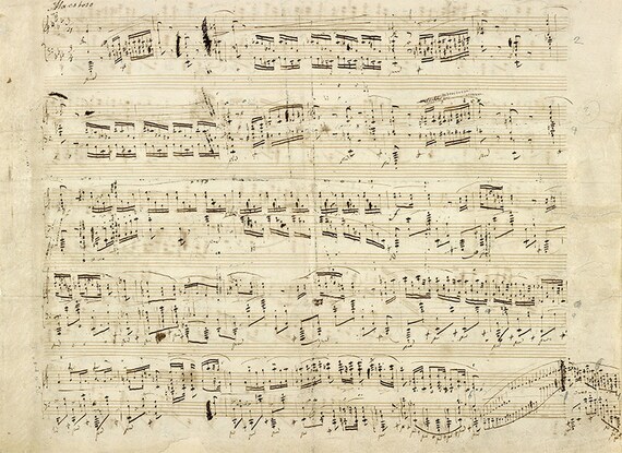 Download Chopin music notes note musical old music sheets