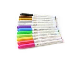 Assortment 12 markers glitter Glitter - stripes - Ref KUMS4012V - until the stock!