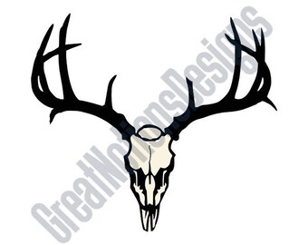 Download Deer skull svg | Etsy