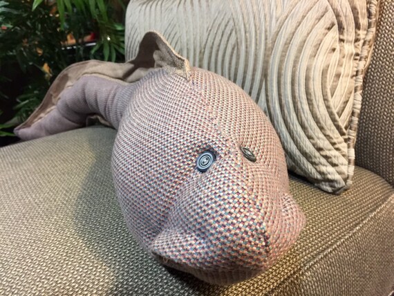 Plush Eel stuffed animals with button eyes zipper mouth and