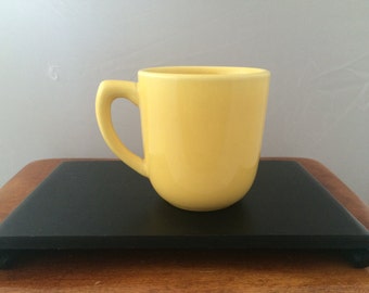Vintage Bauer Pottery Plainware Mug - Yellow