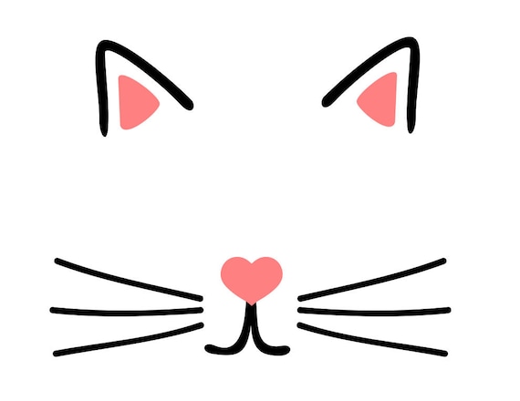 Free Free 300 Cat Whiskers Cat Face Svg Free SVG PNG EPS DXF File