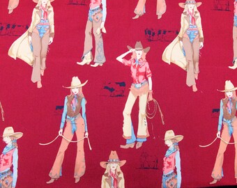 Rare Vintage Alexander Henry Fabric USA 'Lonestars' 2004