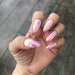 READY TO SHIP | Flamingo | Bright Hot Pink Shiny Chrome |Press On Nails | Full Set | Fake Nails | False Nails | Glue On Nails
