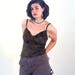Giselle, Brown Velvet Cami, 90s Velvet Bustier Top M 36C, Stretch Velvet Bustier, Gator Printed Velvet Camisole, Textured Velvet Cami Top