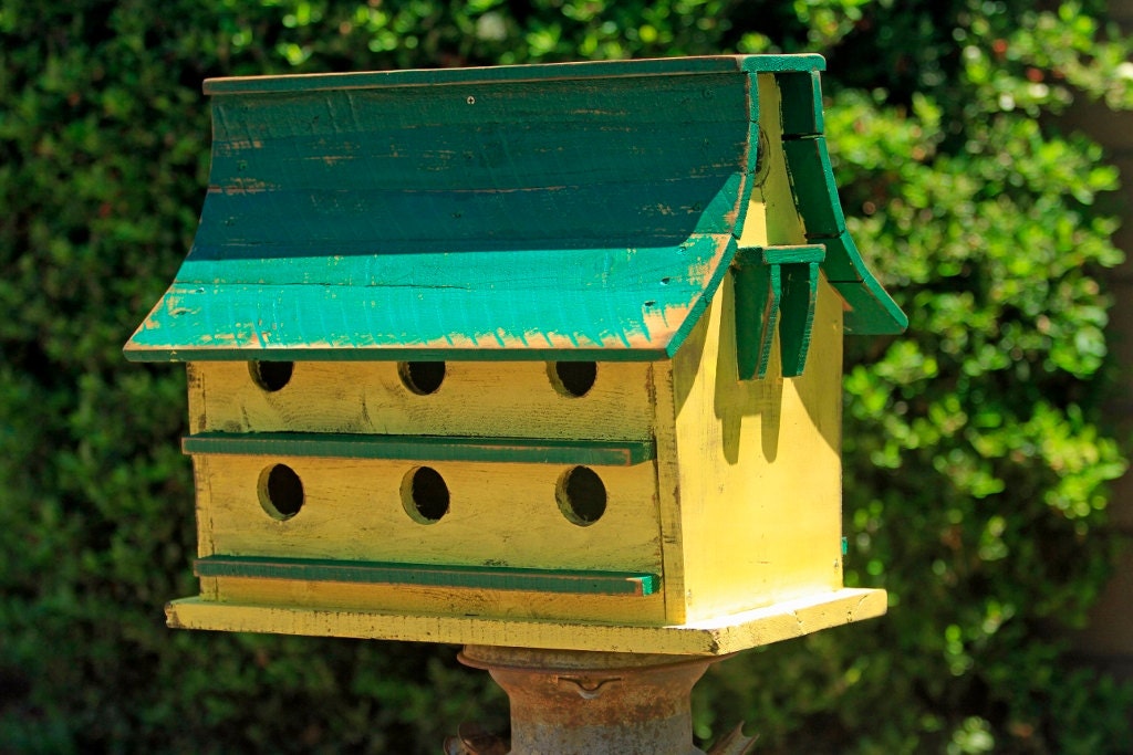 Purple Martin bird house large bird house functional bird