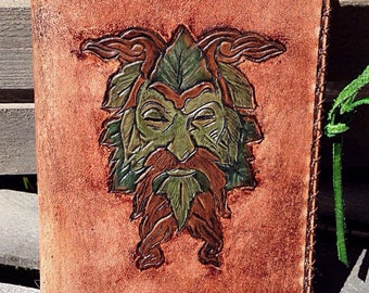 The Green Man Leather Notebook