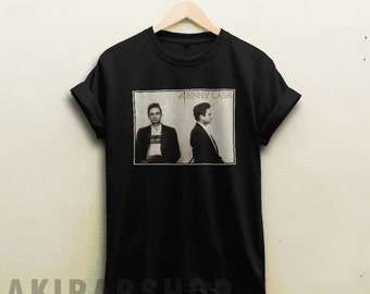 Johnny cash shirt , musical t shirt , men in black tee , ring of fire tshirt , the legend t-shirt , vintage tee , retro shirt 093