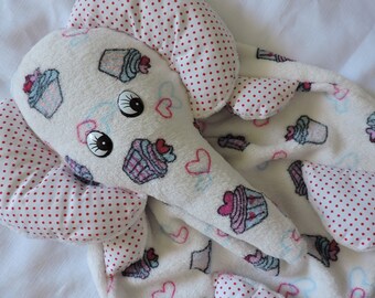 handmade elephant pyjama bag