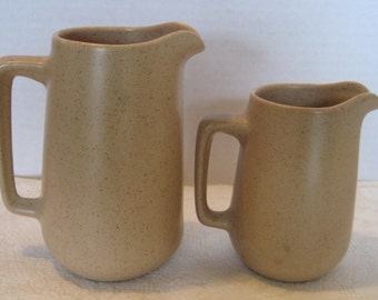 Pair of Beige Creamers