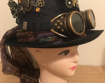 Steampunk Butterfly Tophat