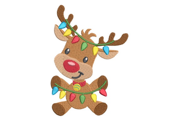 christmas reindeer machine embroidery design fill stitch rudolph reindeer embroidery cute reindeer 2 sizes instant download no sa528 2 from - Christmas Reindeer 2 christmas reindeer machine embroidery design fill stitch rudolph reindeer embroidery cute reindeer 2 sizes instant download no sa528 2 from - Christmas Reindeer 2