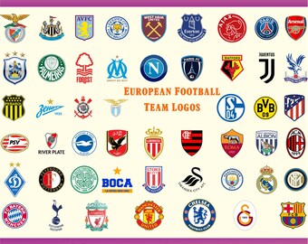 Europe football soccer logos svg pack football club soccer