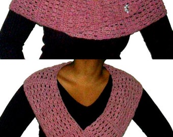 Crescent Scarf - PDF Crochet Pattern - Instant Download