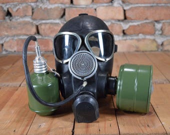 Gas mask - Usable gas mask - Military gas mask - Industrial gas mask - Army gas mask - Unused gas mask - Civilian gas mask - GP-7VM gas mask