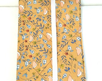 Modern List Taker Organizer Coupon Holder Notepad Clutch - Birds