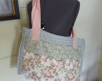 Patchwork Tote Bag, Vintage Fabrics, Recycled Fabrics, Large Tote Bag, Unique Tote Bag, Accessories, Hippie Boho, Shoulder Bag, Quilted Bag