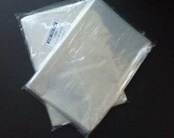 100 Clear Poly Bags Large Plastic 1 mil Flat Open Top Packaging Shirts, Packing Apparel 4x6, 6x8, 9x12, 10x14, 12x15,12x16, 12x18, 14x20