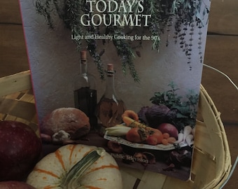Vintage Cookbook Jacques Pepin Today's Gourmet Light and Healthy Cooking for the 90's