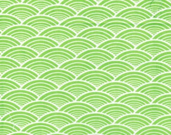 End Of Bolt -- Kanvas by Benartex Lili-fied Arches Green -- 1 5/8 yards