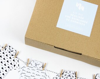 DIY kit: Create a Garland made from origami shirts