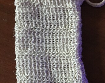 Sisal Soap Saver, Soap Sack, Exfoliating Wash Cloth
