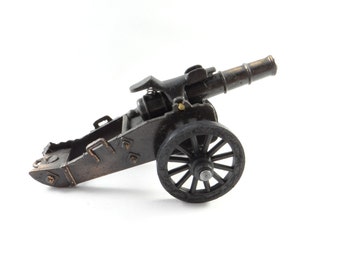 Die Cast Cannon Pencil Sharpener, Military Die Cast Cannon, Bronze Die Cast Cannon