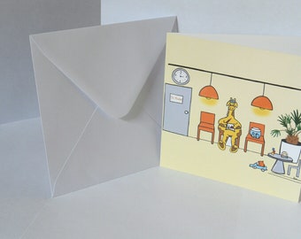 Greeting card for children with cancer