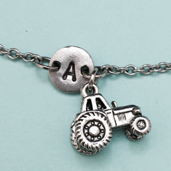 tractor charm bracelet farming