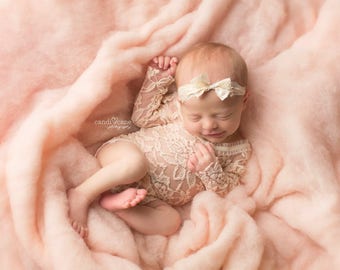 KARSYN, NEWBORN ROMPER, Romper Set, Newborn Outfit, Newborn Rompers, Bow Headband, Headband, Photo Props, Photography Prop, Newborn Prop
