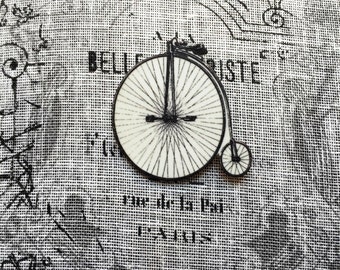 Vintage Bicycle - Brooch - Pin