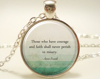 Personalized Quote Necklace, Song Lyric Necklace, Custom Pendant For Poem Or Text (1742S1IN)